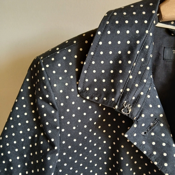 Talbots Polka Dot Blazer Jacket Size 16P - Picture 6 of 12